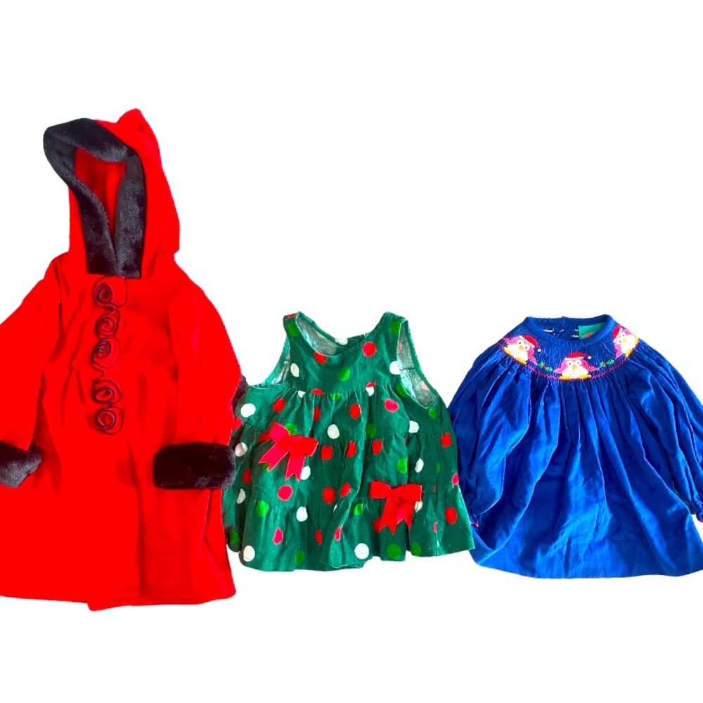 Starting Out 3 Piece Bundle 3-6 Month 9 Month 24 Month Dress and Coat